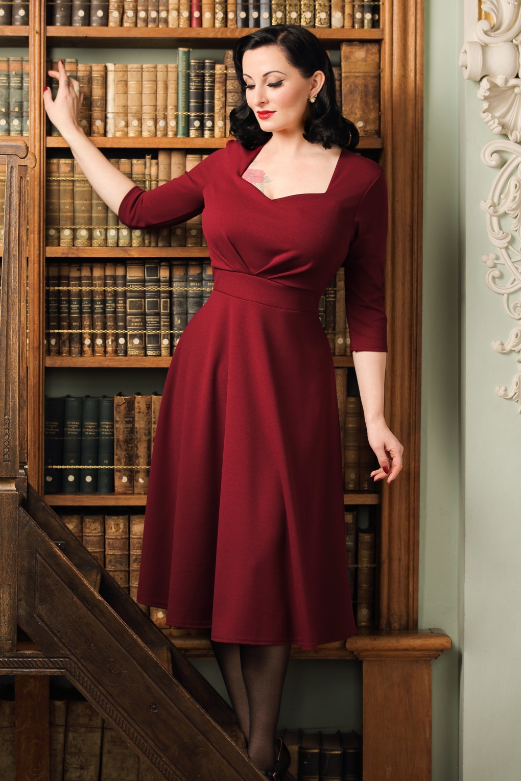 262670-Vintage-Chic-Scuba-Crepe-Sweetheart-Neckline-Wine-Red-Dress-102-20-19596-20161026-01-full