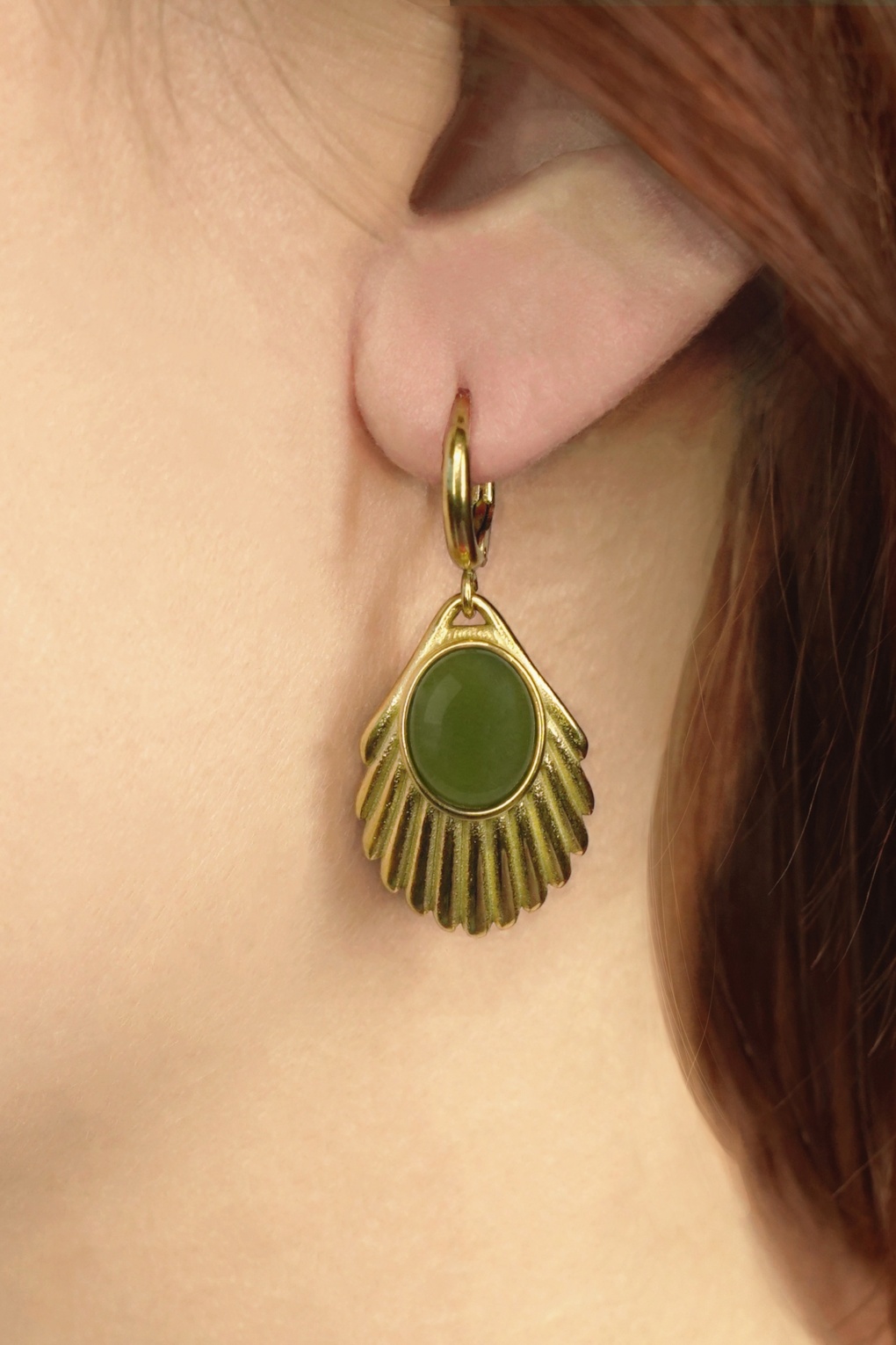 278707-Urban-Hippies-51777-Venus-Earrings-Moss-Green-full