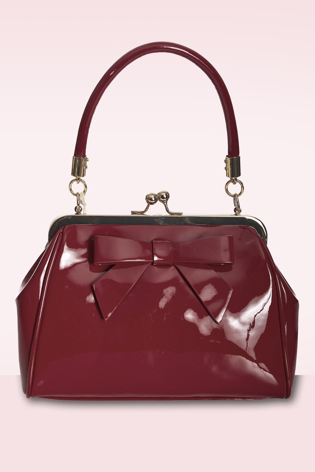 279722-Banned-54943-Handbag-Burgundy-Lacquer-Bow-230629-001W-full