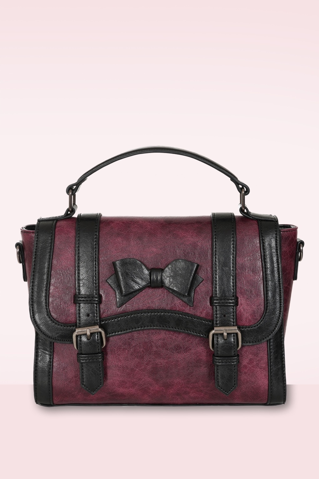 279957-Banned-53928-Bag-Leather-Burgundy-Black-241125-001W-full