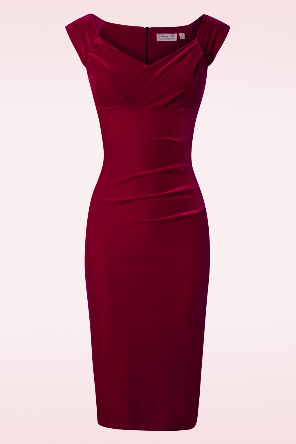 247172-Vintage-Chic-Red-Plain-Velvet-100-20-28021-20181011-0316-1W-full