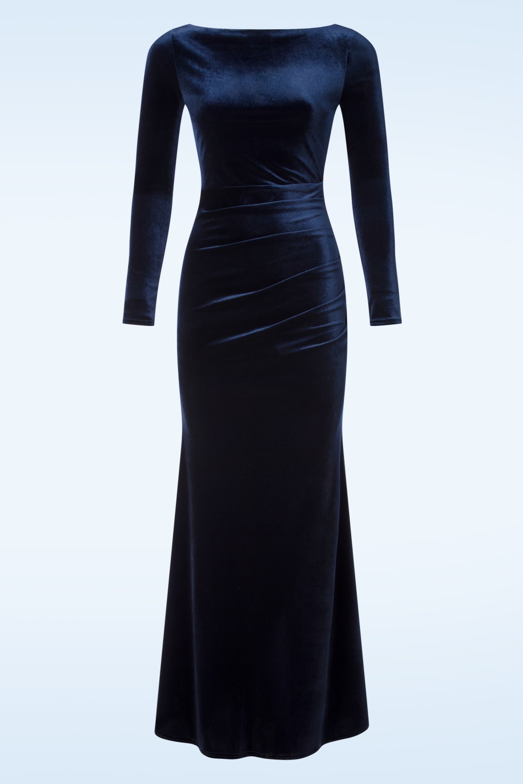 268312-Vintage-Chic-52228-Dress-Velvet-Blue-Navy-241031-003W-full