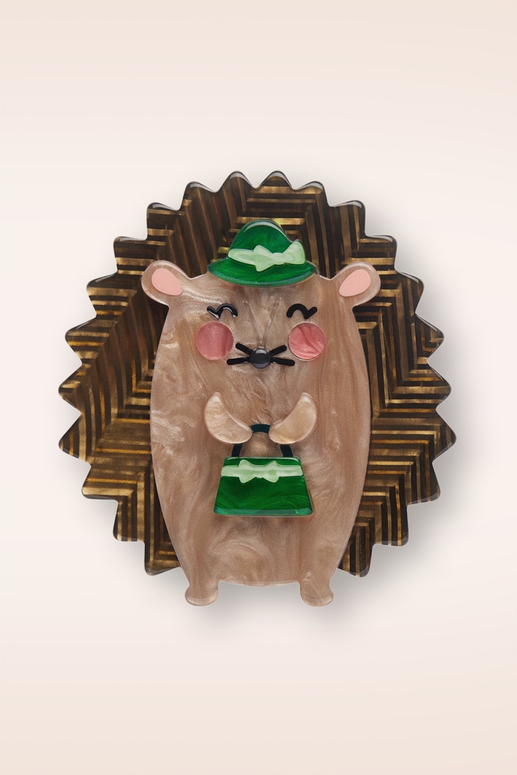 269933-Erstwilder-52896-Brooch-Harriet-Hedgehog-250108-001W-full