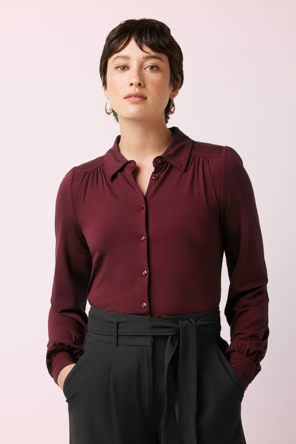 277168-King-Louie-53332-Blouse-Carina-Viscose-Light-Rhubarb-Red-250107-003W-full