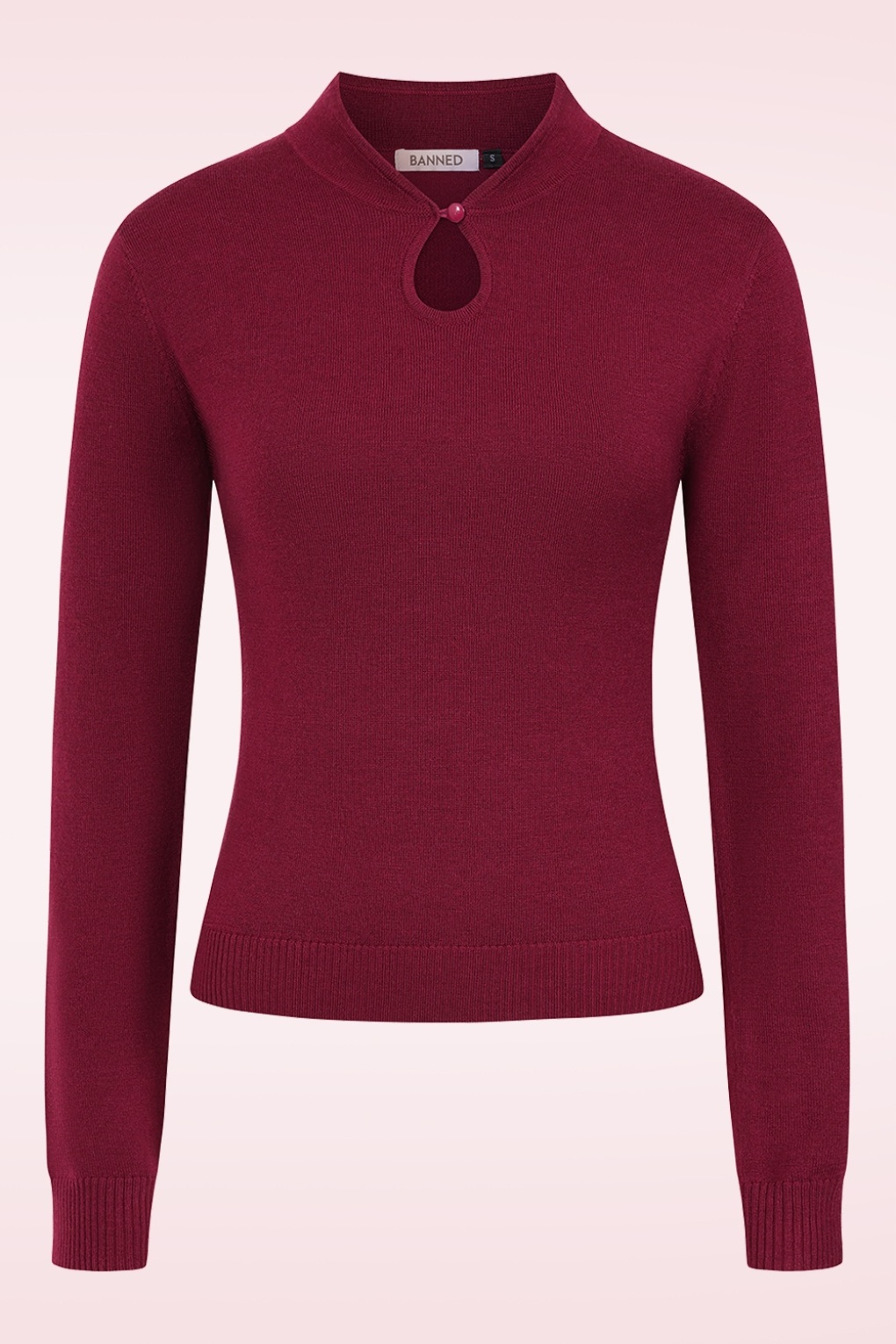 278634-Banned-53991-Knit-Sweater-Burgundy-Drop-250115-001W-full