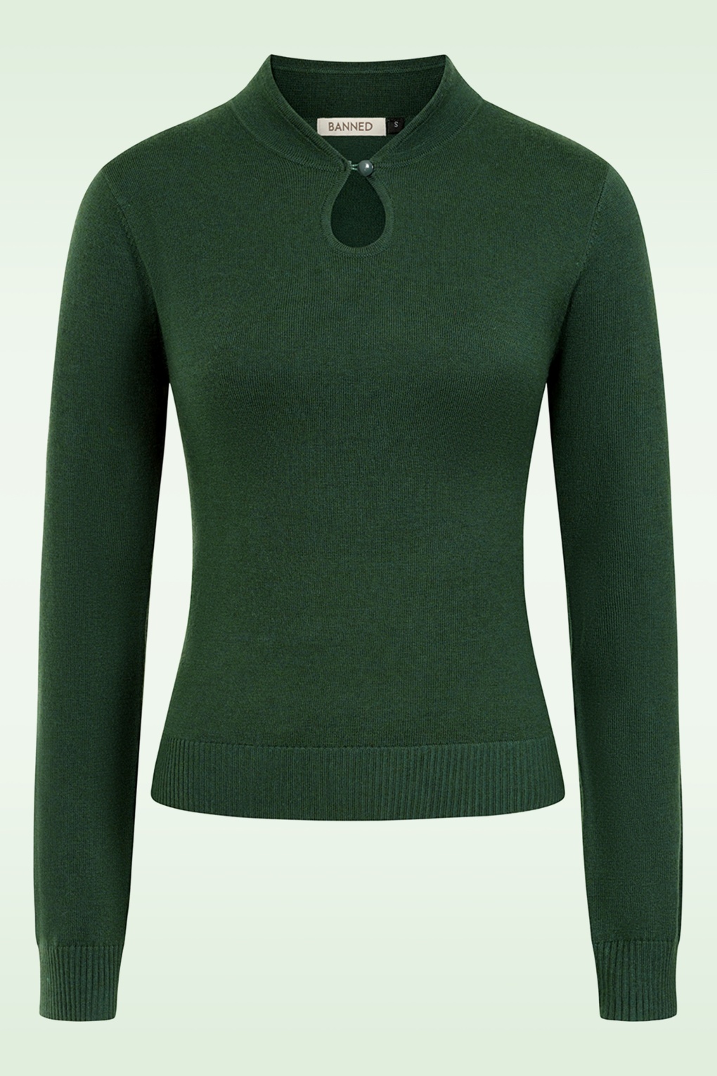 279136-Banned-53993-Bottle-Green-Sweater-001W-full