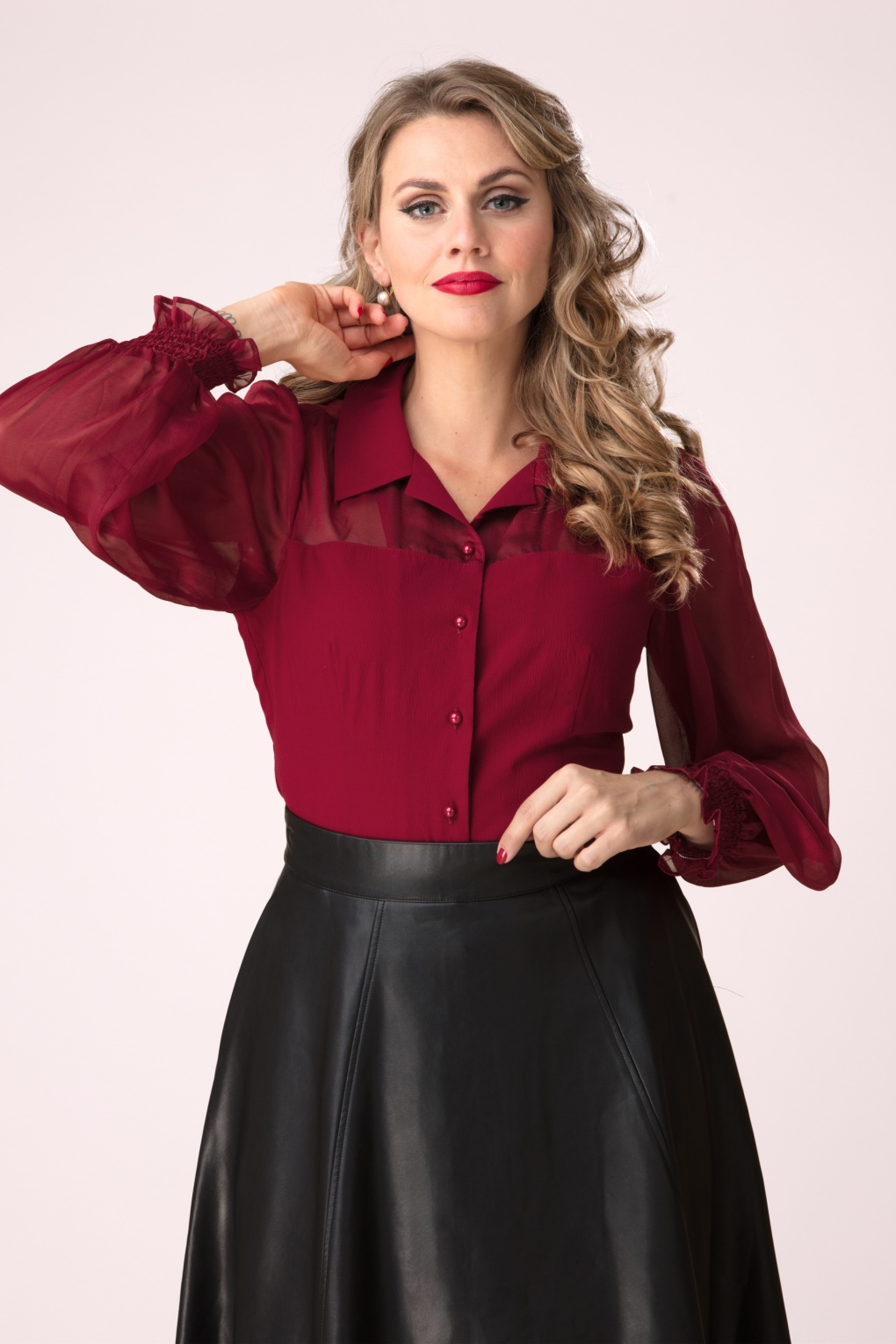 279210-Banned-54081-Blouse-Burdgundy-Red-Chiffon-250115-001MW-full