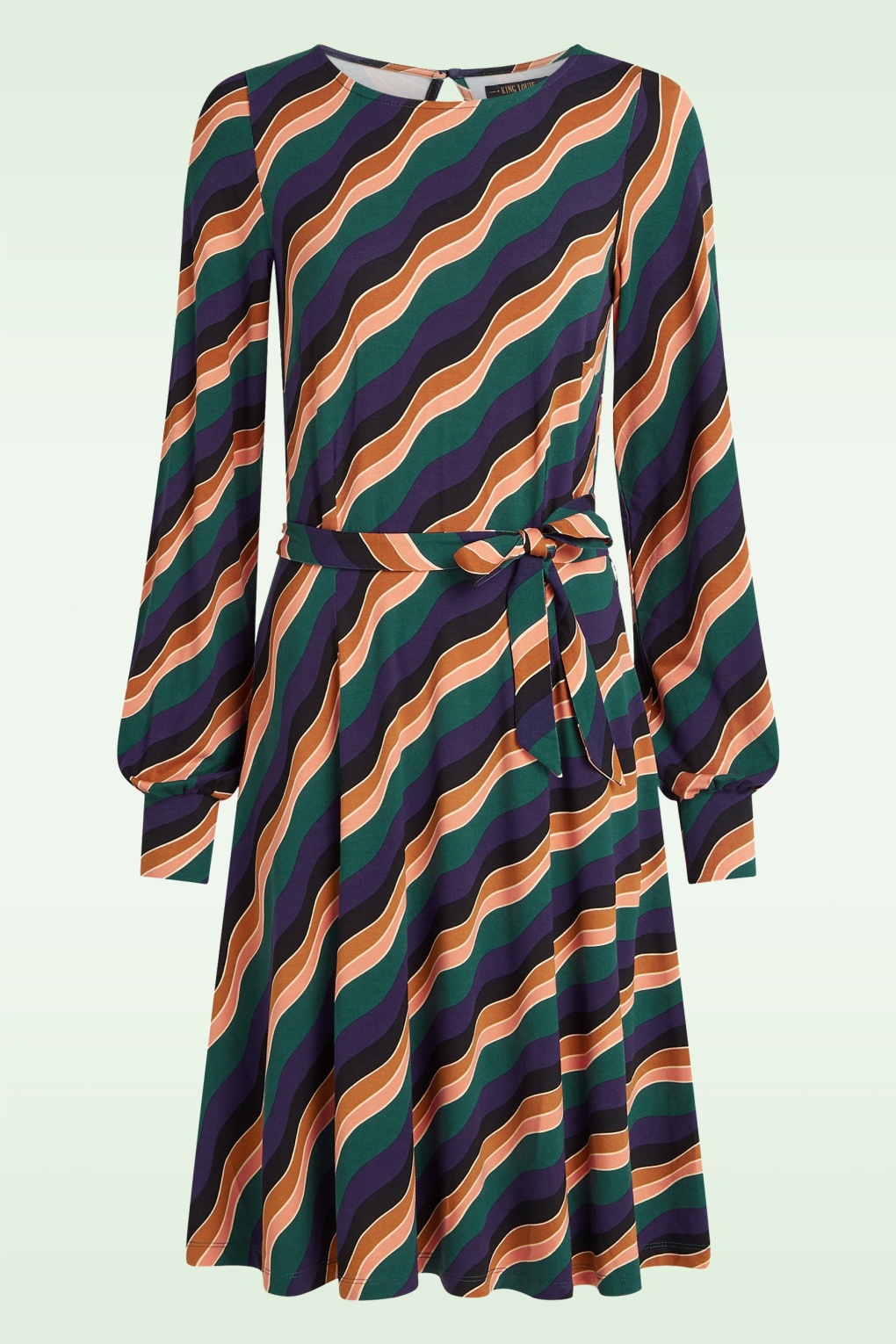 281453-King-Louie-53450-Dress-Betty-Puff-Razzle-Dragonfly-Green-250107-002LW-full