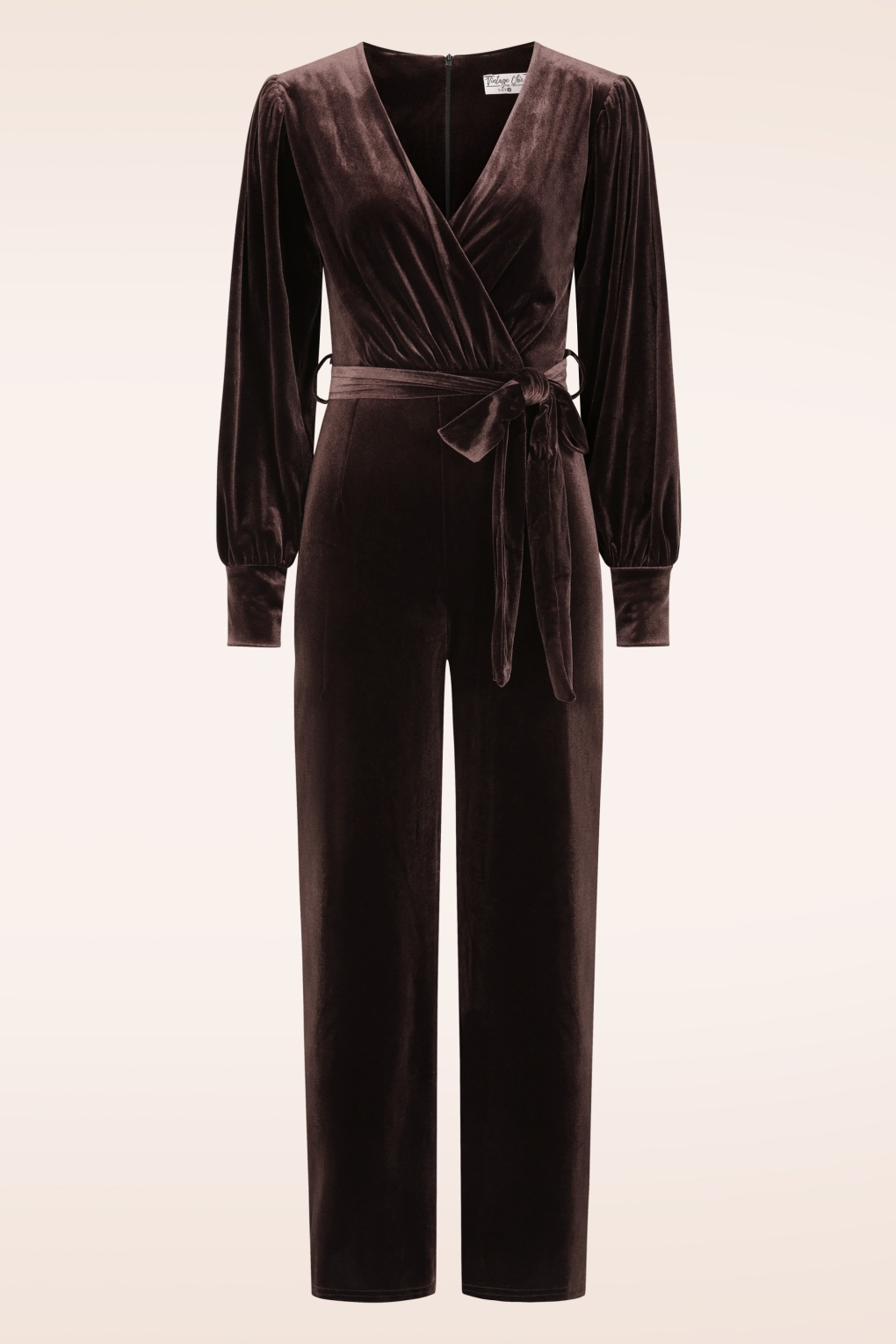 281675-Vintage-Chic-55240-Jumpsuit-Brown-Velvet-251008-001W-full