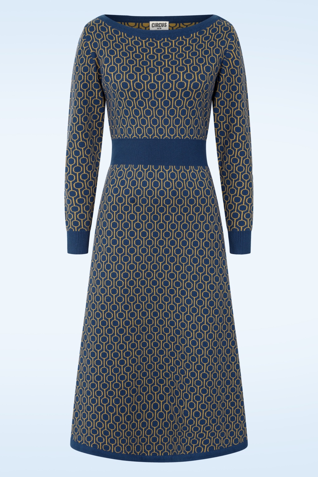 280841-Circus-53531-Dress-Blue-Knit-Teellis-250925-001W-full