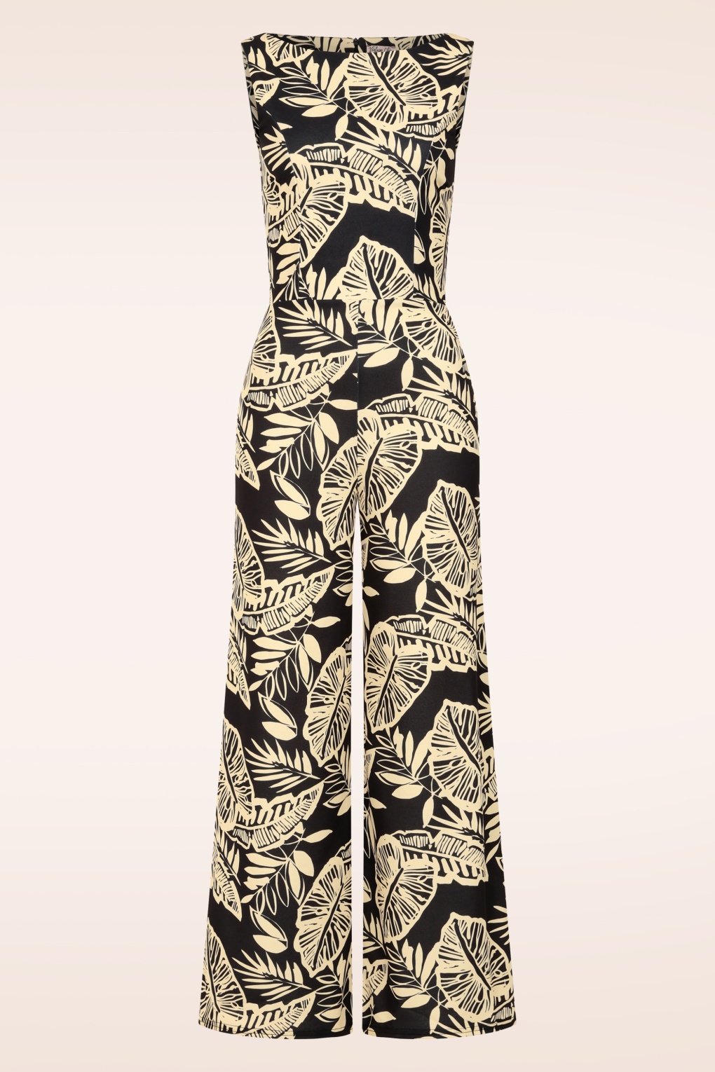 284653-Vintage-Chic-55817-Tori-Tropical-Leaves-Jumpsuit-Black-260128-020LW-full