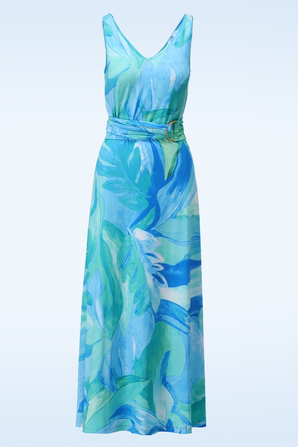 284798-K-Design-55365-Dress-Maxi-Blue-Palm-260203-001W-full