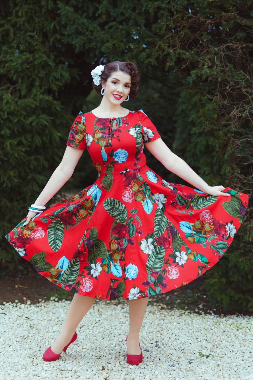 284859-Hearts-and-Roses-56027-Swing-Dress-Keyhole-Bright-Red-Floral-260130-021L-full